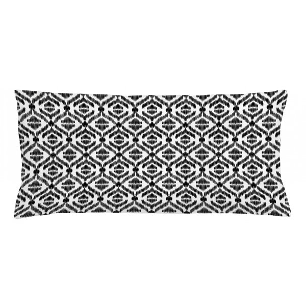 East Urban Home Tribal Indoor / Outdoor Ikat Lumbar Pillow Cover Wayfair